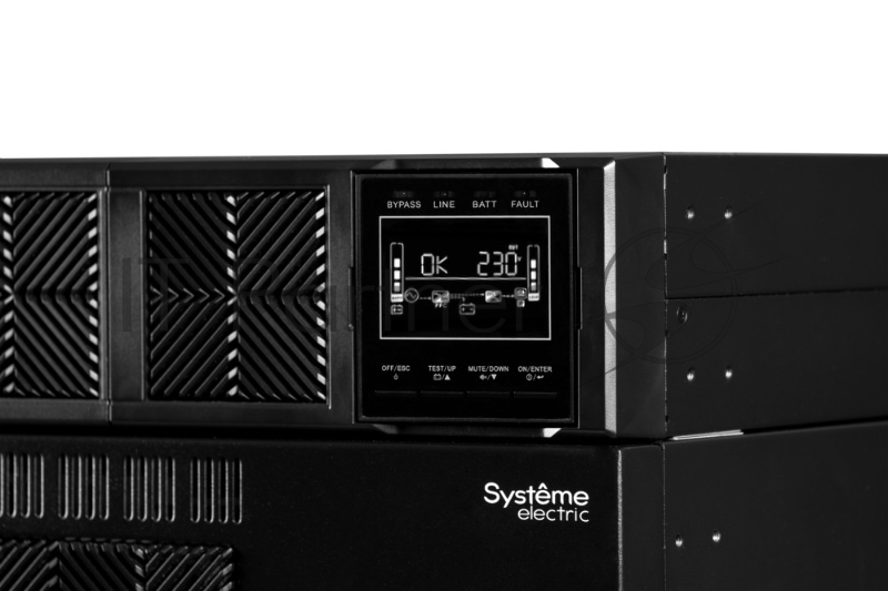 Источник бесперебойного питания Systeme Electric Smart-Save Online SRT 6000 ВА, первое поколение 5U,вход/выход клеммы,USB,RS-232,прлл резерв, 2 коробки