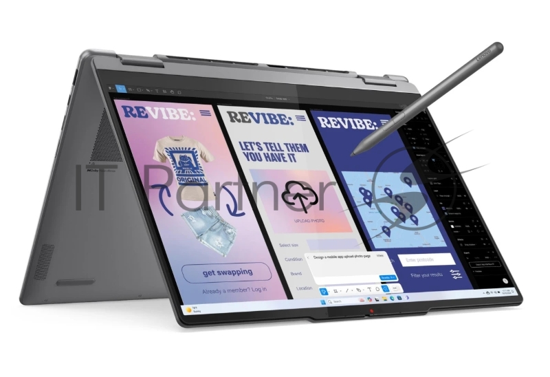 Ноутбук Lenovo Yoga 7 14AKP10 Ryzen AI 5 340 24Gb SSD1Tb AMD Radeon 840M 14 OLED Touch WUXGA (1920x1200) без ОС beige WiFi BT Cam (83JR0060RK)