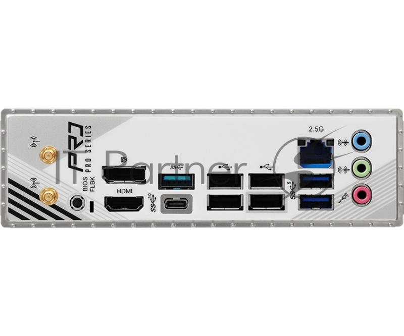 Материнская плата ASROCK B850M PRO RS WIFI, AM5, B850, 4*DDR5, 4*SATA, 3*M.2, 4*USB 2.0, 3*USB 3.2, Type-C, 2*PCIx16, 1*M.2 (Key E), HDMI+DP, mATX