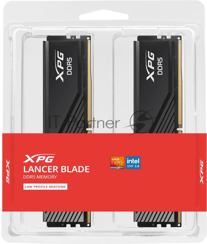 Модуль памяти ADATA 64GB DDR5 5600 DIMM XPG Lancer Blade Black RGB CL 48, Intel XMP 3.0 / AMD EXPO