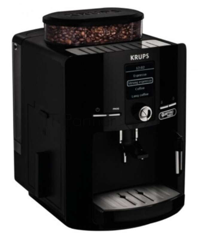 Кофемашина Krups Espresseria EA82F010 1450Вт черный/нержавеющая сталь