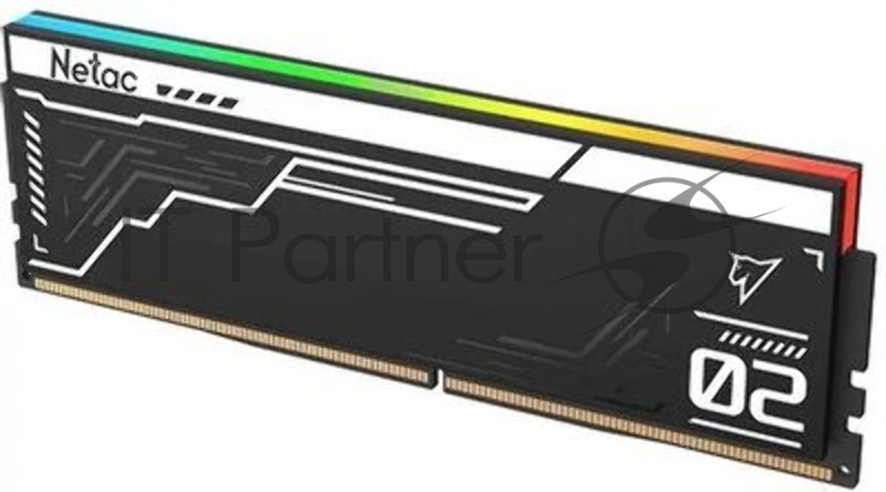 Модуль памяти DDR 5 DIMM 32Gb (16Gbx2) 7600Mhz, Netac Shadow II RGB NTS2D5P76DP-32K C36