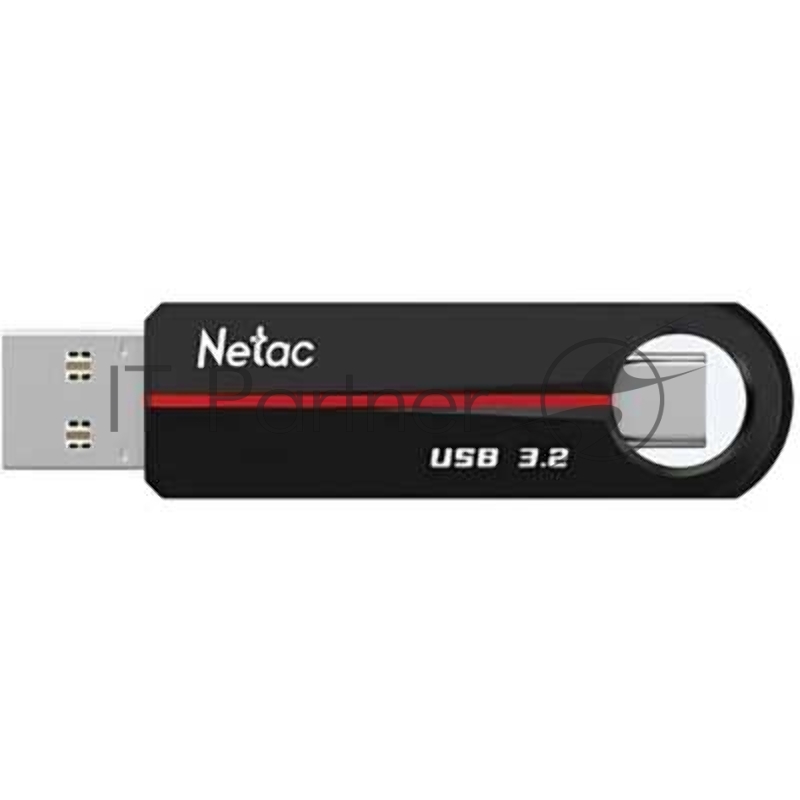 Флеш Диск Netac US18 128Gb <NT03US18C-128G-32BK>, USB3.2+TypeC