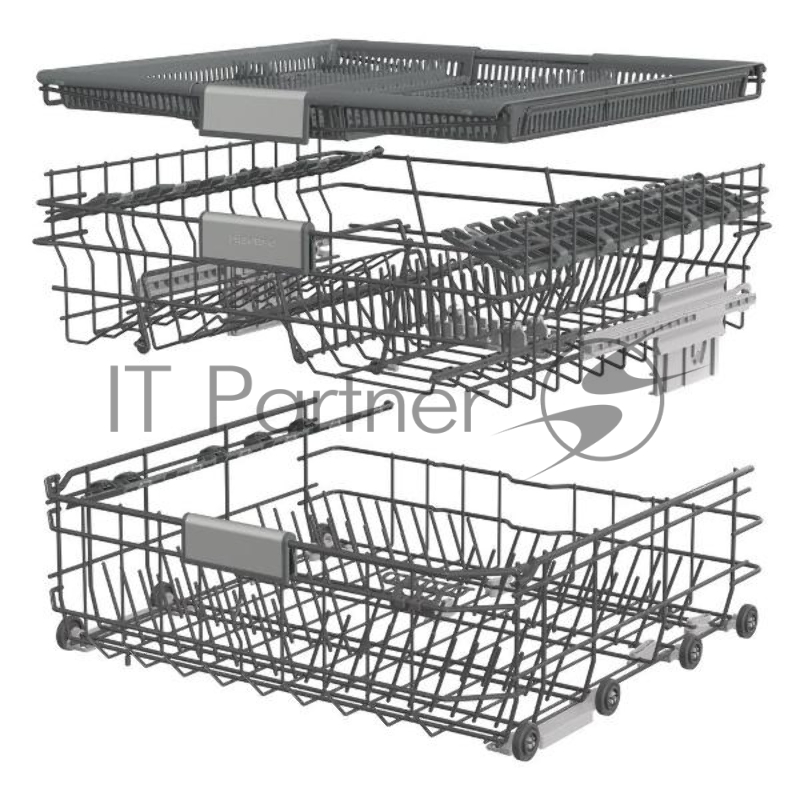 Посудомоечная машина Hisense HV693C60AD нержавеющая сталь/белый