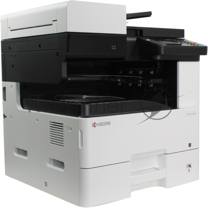 МФУ лазерный Kyocera Ecosys M4125idn (1102P23NL0/NL1) A3, ч/б, печ. до 25 стр/мин. (А4) до 12 стр/мин. (А3), скан. до 50 стр/мин., 1200 x 1200 dpi (печать) 600x600dpi (скан.), USB, RJ-45, NFC, Air Print, Mopria Duplex Net белый