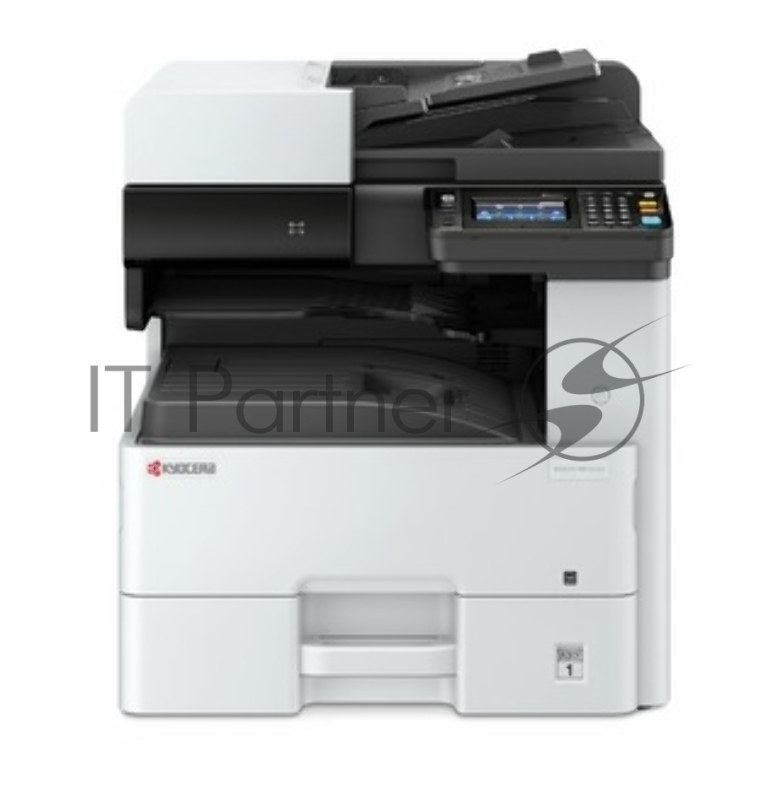 МФУ лазерный Kyocera Ecosys M4125idn (1102P23NL0/NL1) A3, ч/б, печ. до 25 стр/мин. (А4) до 12 стр/мин. (А3), скан. до 50 стр/мин., 1200 x 1200 dpi (печать) 600x600dpi (скан.), USB, RJ-45, NFC, Air Print, Mopria Duplex Net белый