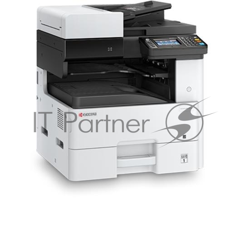 МФУ лазерный Kyocera Ecosys M4125idn (1102P23NL0/NL1) A3, ч/б, печ. до 25 стр/мин. (А4) до 12 стр/мин. (А3), скан. до 50 стр/мин., 1200 x 1200 dpi (печать) 600x600dpi (скан.), USB, RJ-45, NFC, Air Print, Mopria Duplex Net белый