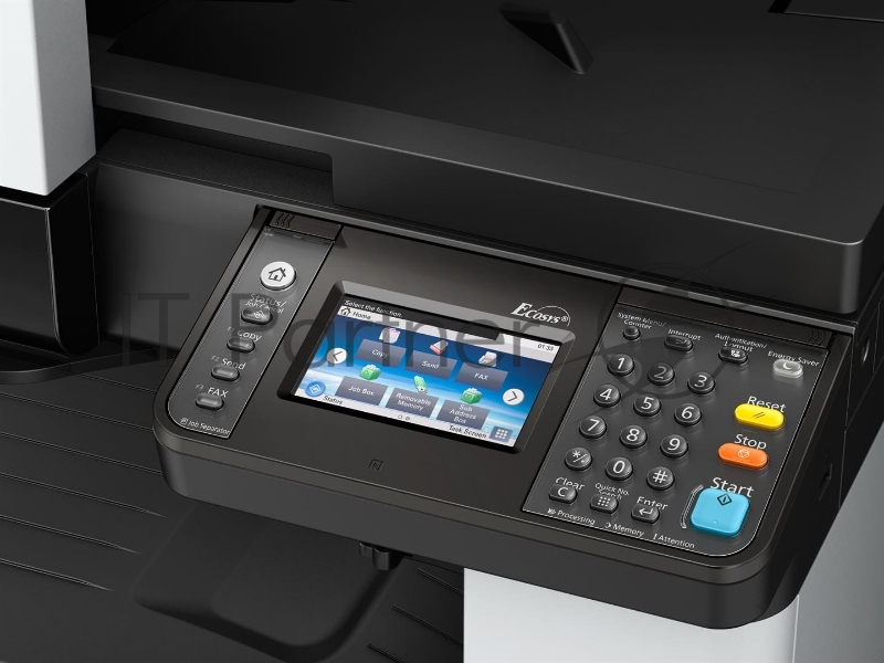 МФУ лазерный Kyocera Ecosys M4125idn (1102P23NL0/NL1) A3, ч/б, печ. до 25 стр/мин. (А4) до 12 стр/мин. (А3), скан. до 50 стр/мин., 1200 x 1200 dpi (печать) 600x600dpi (скан.), USB, RJ-45, NFC, Air Print, Mopria Duplex Net белый