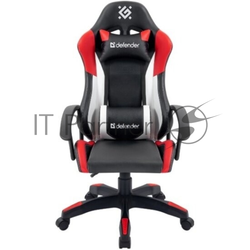Игровое кресло Defender Crater Черный/Крас/Бел,класс 2,PU_1