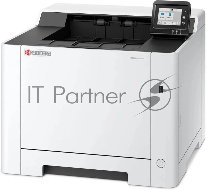 Принтер лазерный Kyocera ECOSYS PA2600cx (цветной, A4, 26ppm, 1200dpi, 1Gb, Duplex, Lan, USB) (110C0H3NL0)