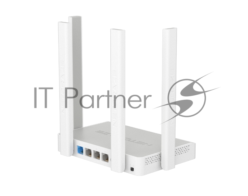 Гигабитный интернет-центр Netcraze Speedster (NC-3013) с Mesh Wi-Fi 5 AC1200, 4-портовым Smart-коммутатором и переключателем режима роутер/ретранслятор