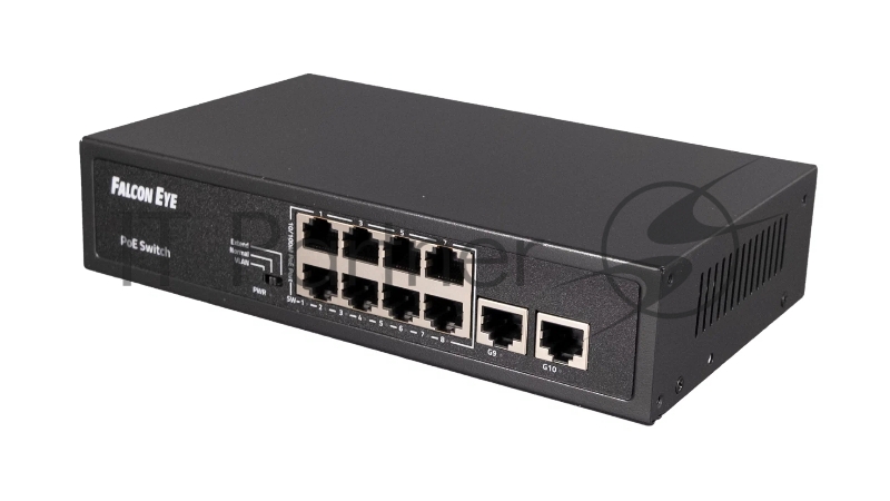 Коммутатор Falcon Eye FE-8FPG2 00-00330353 8x100Мбит/с 2x1Гбит/с 8PoE