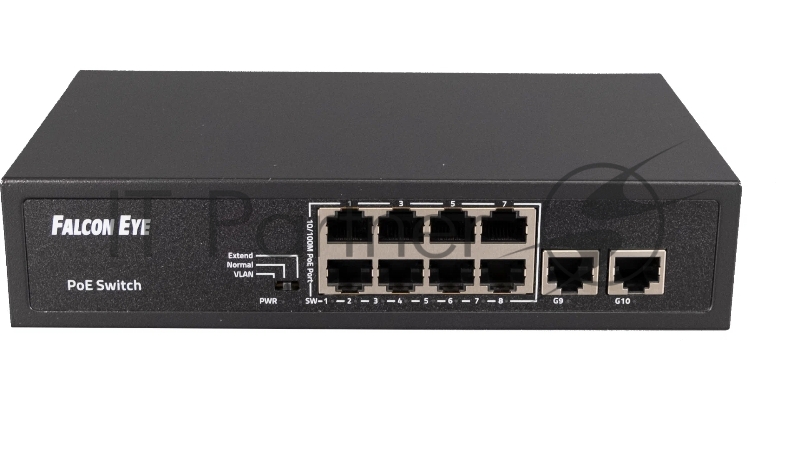 Коммутатор Falcon Eye FE-8FPG2 00-00330353 8x100Мбит/с 2x1Гбит/с 8PoE