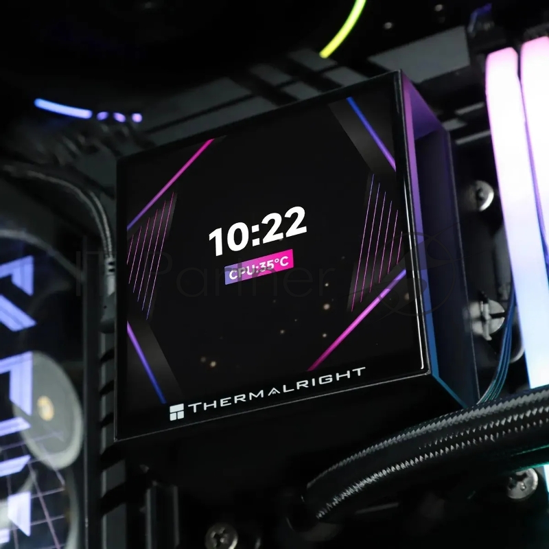 Жидкостная система охлаждения Thermalright Hyper Vision 360 Argb Black/ Display/ all Intel/AMD