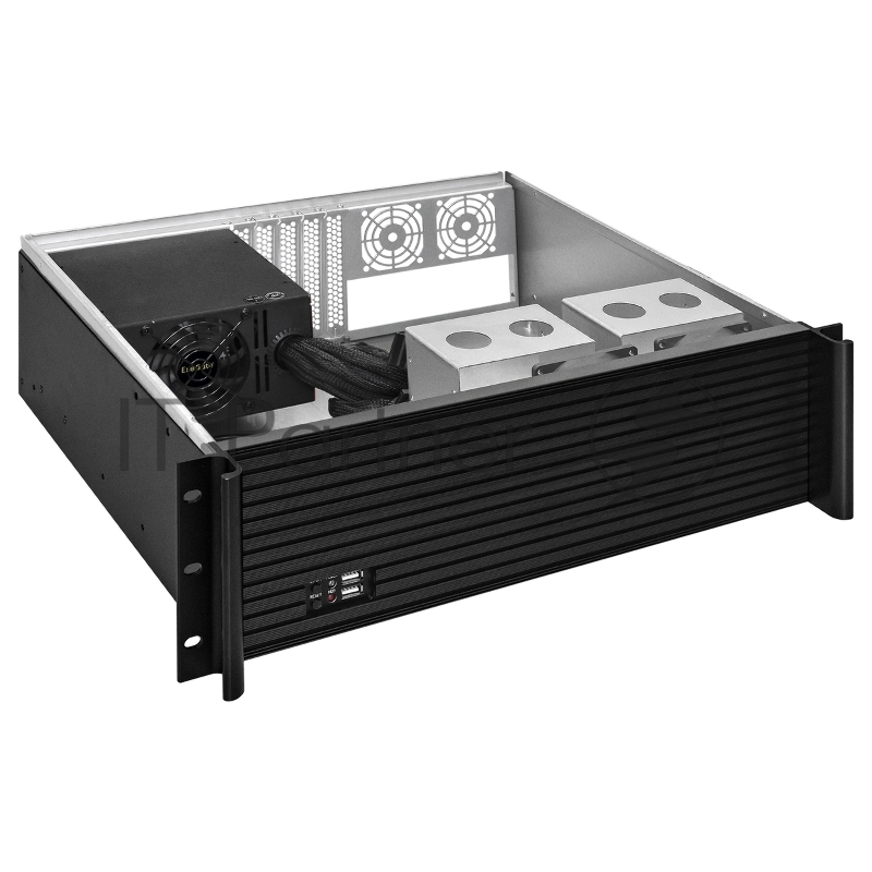 Серверный корпус ExeGate Pro 3U390-11 <RM 19, высота 3U, глубина 390, БП 800PAS, USB>