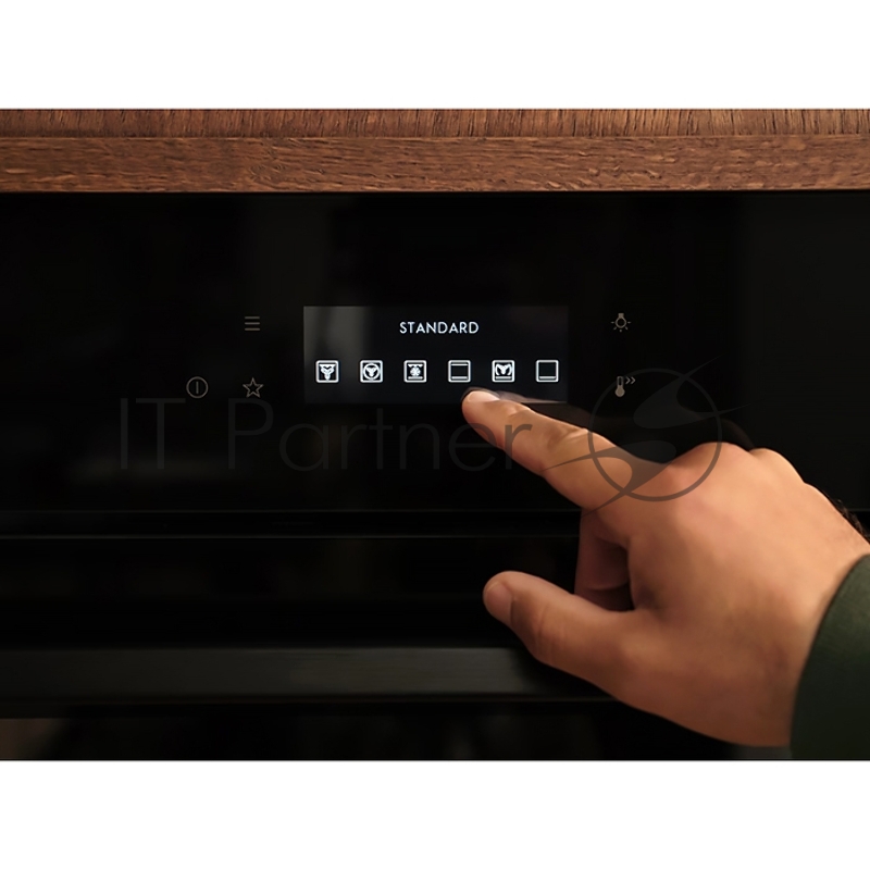 Электрический духовой шкаф Electrolux LOE8P39X с конвекцией, сенсорное управление,объем 72 л, 11 режимов, автопрограммы, очистка пиролитическая, 3 стекла в дверце, направляющие проволочные+Телескопические направляющие TR2LV, термощуп,нержавеющая стал