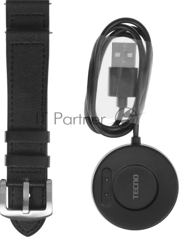 Смарт-часы Tecno Watch GT 1.504 AMOLED корп.черный рем.черный (WGT01)