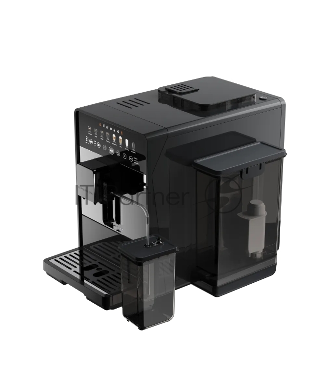 Отдельностоящая кофемашина KUPPERSBERG KCF 400 S, High-Tech, автоматический капучинатор, контейнер для молока, коническая кофемолка, макс. давление 19 бар, объем контейнера для зерен 150 гр, объем емкости для воды 2 л, 6 уровней помола, автоматическо