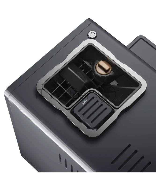 Отдельностоящая кофемашина KUPPERSBERG KCF 400 S, High-Tech, автоматический капучинатор, контейнер для молока, коническая кофемолка, макс. давление 19 бар, объем контейнера для зерен 150 гр, объем емкости для воды 2 л, 6 уровней помола, автоматическо