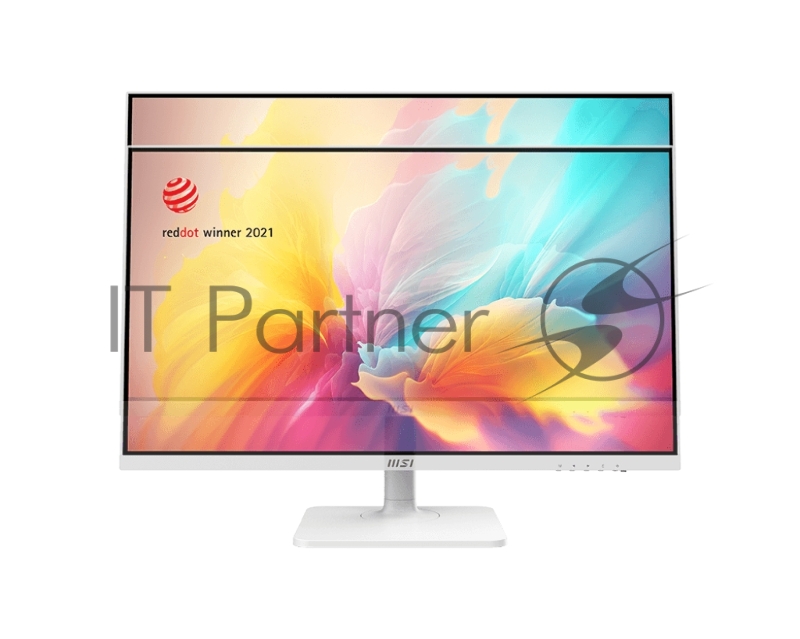 Монитор 27 MSI Modern MD272QXPW IPS 2560x1440, 100 Гц, 4 мс, 16:9, 400 кд/м², HDMI 2.0b, DP 1.2a, USB-C (98 Вт), USB Hub (2x USB 2.0), 3.5 Jack, HDR10, белый
