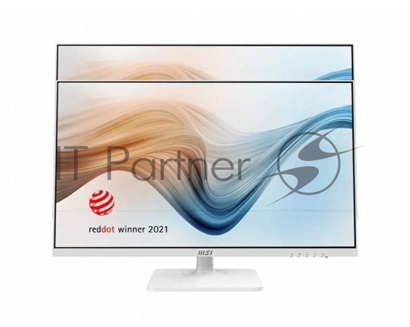 Монитор 27 MSI Modern MD272QXPW IPS 2560x1440, 100 Гц, 4 мс, 16:9, 400 кд/м², HDMI 2.0b, DP 1.2a, USB-C (98 Вт), USB Hub (2x USB 2.0), 3.5 Jack, HDR10, белый