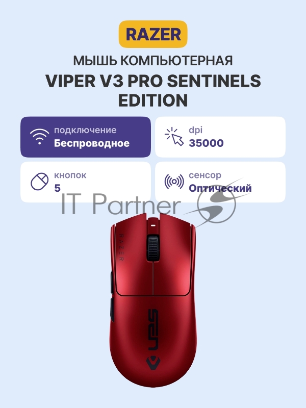 Игровая мышь Razer Viper V3 Pro - Sentinels Ed.