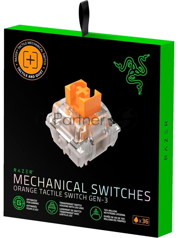 Набор свитчей для клавиатуры Razer Mechanical Switches Pack - Orange Tactile Switch/ Razer Mechanical Switches Pack - Orange Tactile Switch