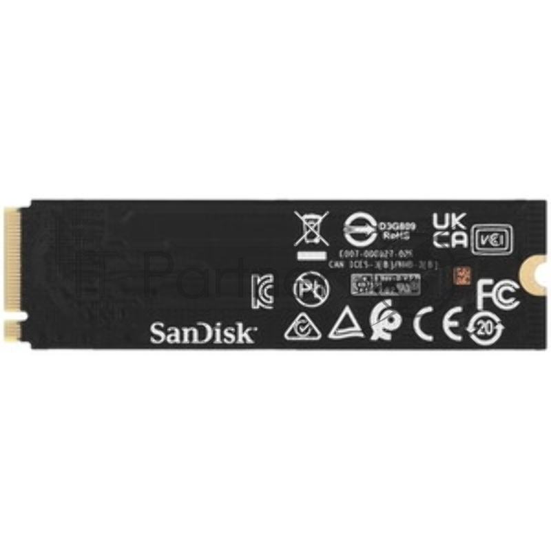 Твердотельный накопитель Western Digital Black SSD SN7100 M2.2280 PCIe 4.0 4Tb, 7000MBs/6700MBs, TBW 2400, WDS400T4X0E, 1 year