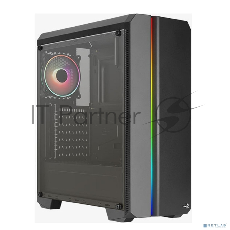 Компьютерный корпус MidiTower Aerocool / Formula GENESIS-G-BK-v2 (ATX, USB3x2, USB2x2, ARGb fan x1, без БП) (4711099473892)