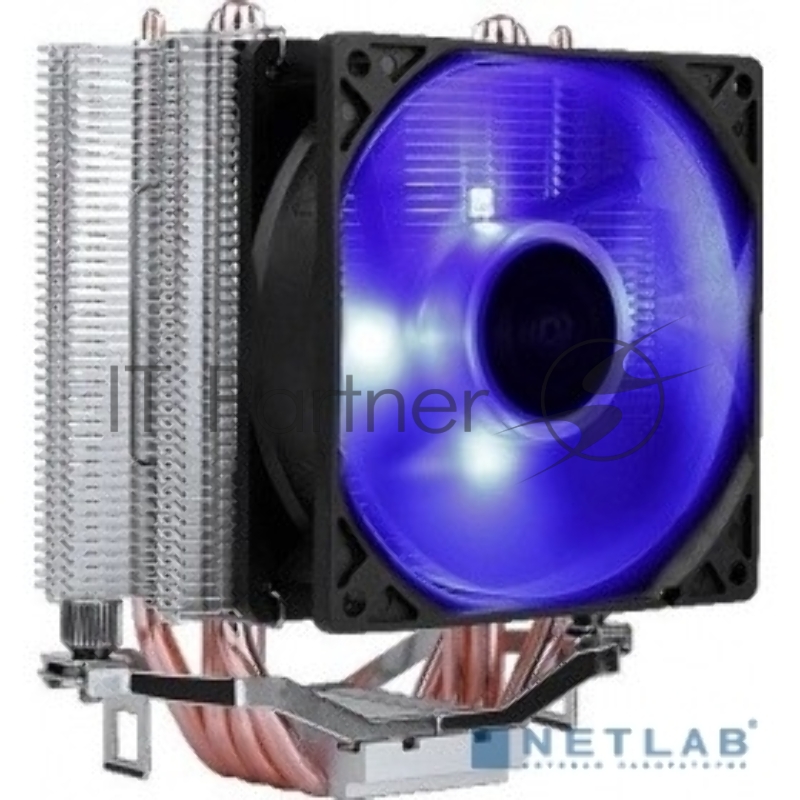 Кулер для процессора AeroCool / Formula Verkho 4 Lite серебристый, 90 мм, алюминий/медь, 2000 об/мин, 27 дБ, 4 pin, 125 Вт, 135 мм