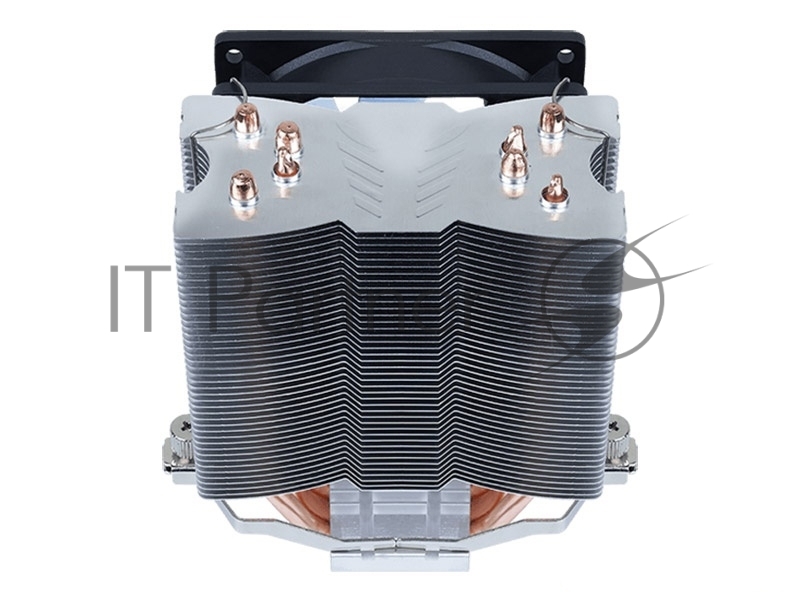 Кулер для процессора AeroCool / Formula Verkho 4 Lite серебристый, 90 мм, алюминий/медь, 2000 об/мин, 27 дБ, 4 pin, 125 Вт, 135 мм