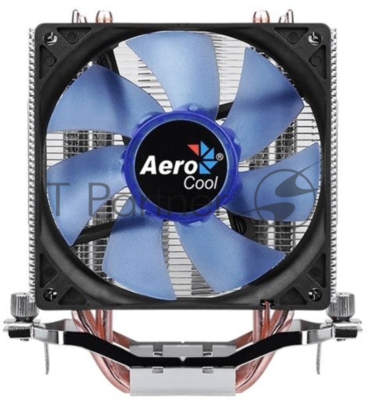 Кулер для процессора AeroCool / Formula Verkho 4 Lite серебристый, 90 мм, алюминий/медь, 2000 об/мин, 27 дБ, 4 pin, 125 Вт, 135 мм
