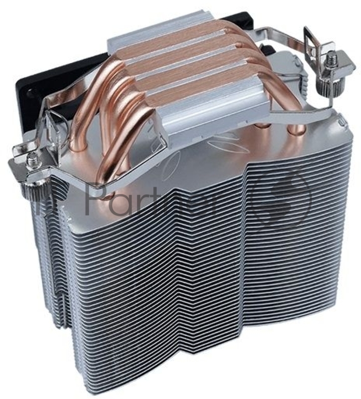 Кулер для процессора AeroCool / Formula Verkho 4 Lite серебристый, 90 мм, алюминий/медь, 2000 об/мин, 27 дБ, 4 pin, 125 Вт, 135 мм