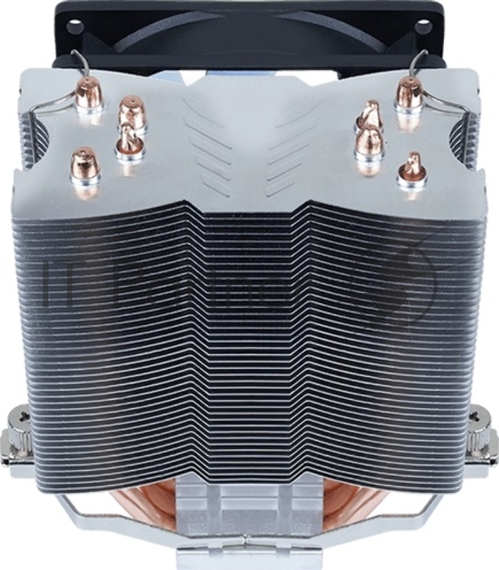 Кулер для процессора AeroCool / Formula Verkho 4 Lite серебристый, 90 мм, алюминий/медь, 2000 об/мин, 27 дБ, 4 pin, 125 Вт, 135 мм